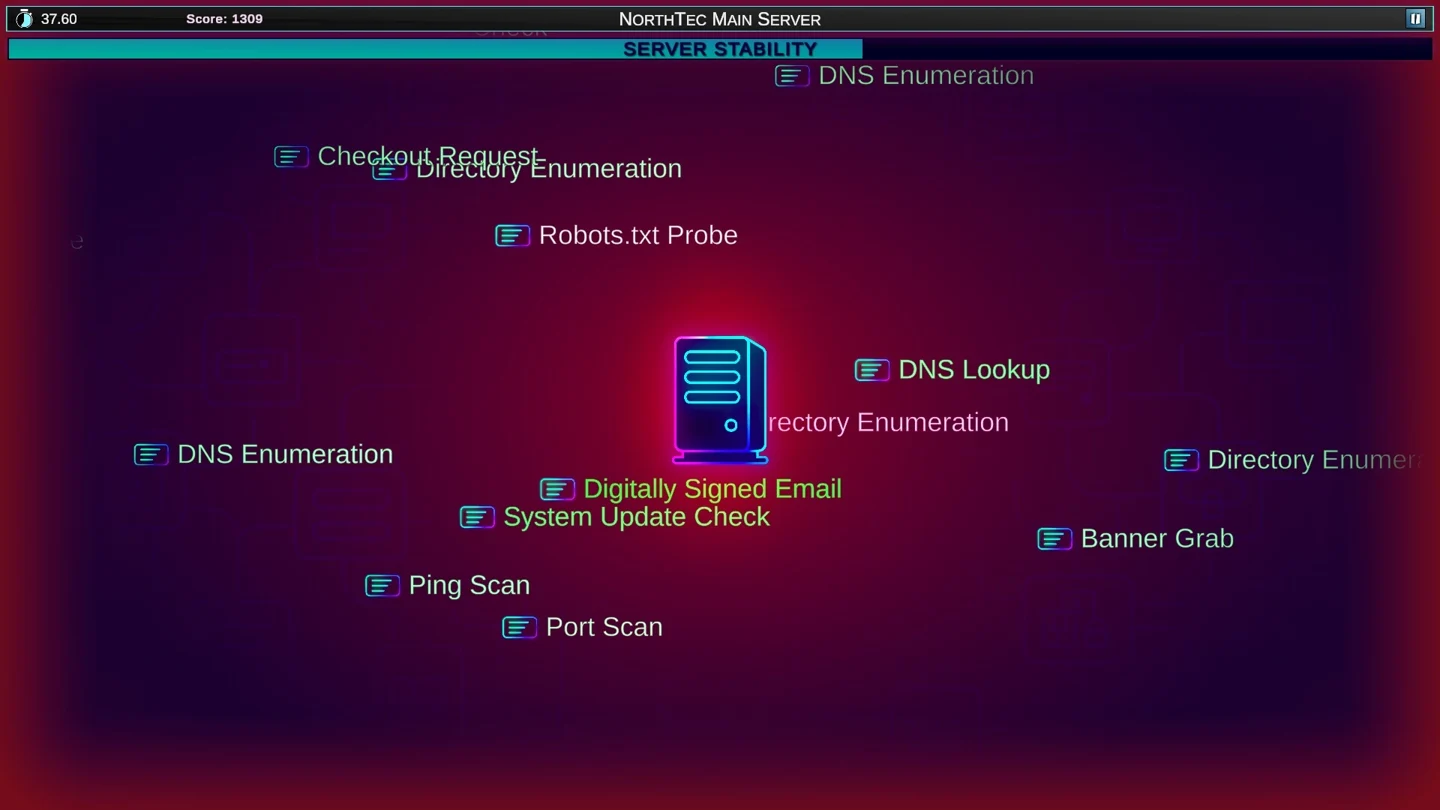 Another view of CyberQuest gameplay