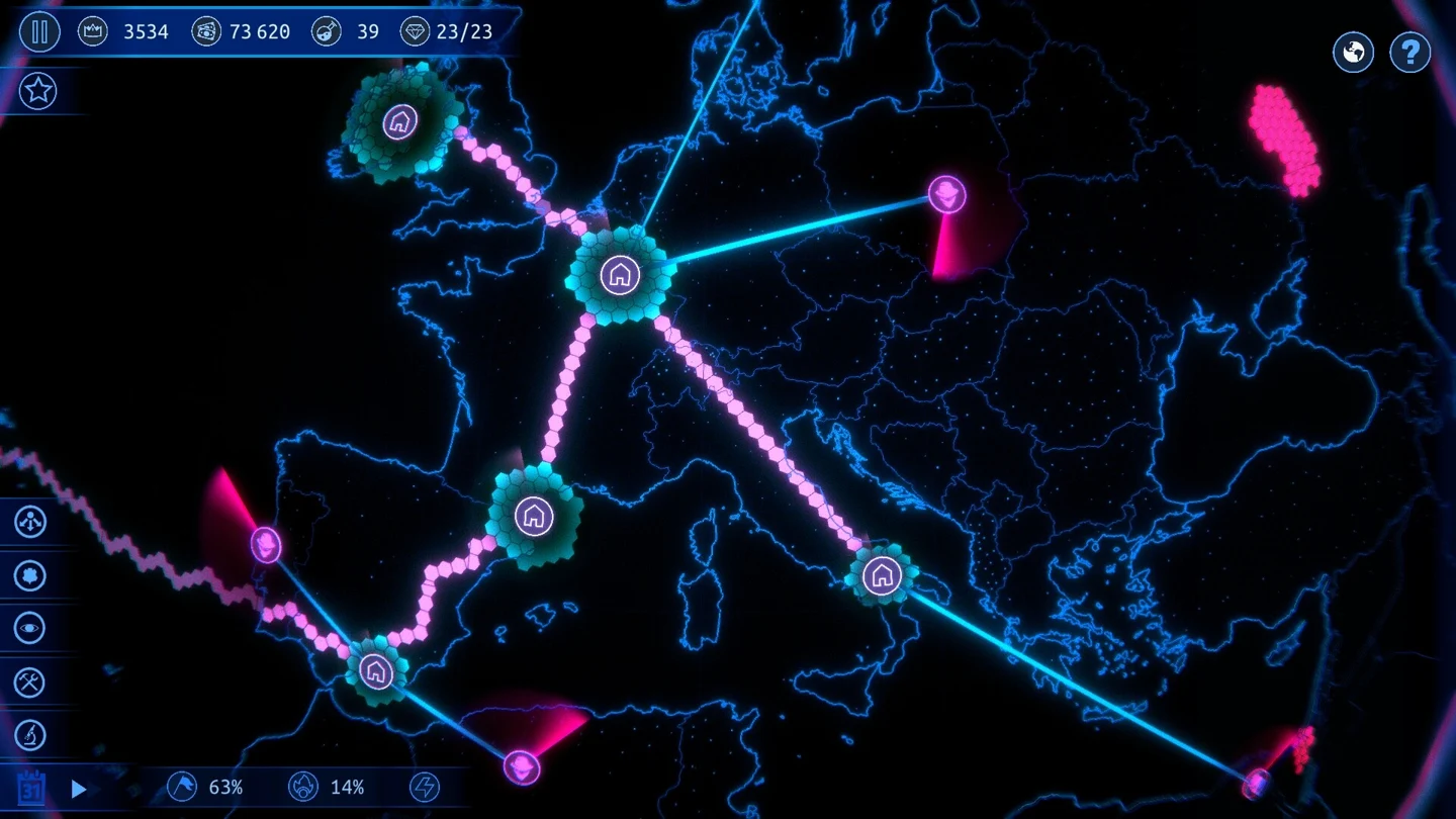 Another view of SCP Strategy gameplay